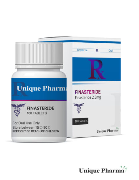 Finasteride Unique Pharma kopen – 100 tabletten 2,5mg Finasteride tegen haaruitval bestellen bij Anabolen Kopen XL